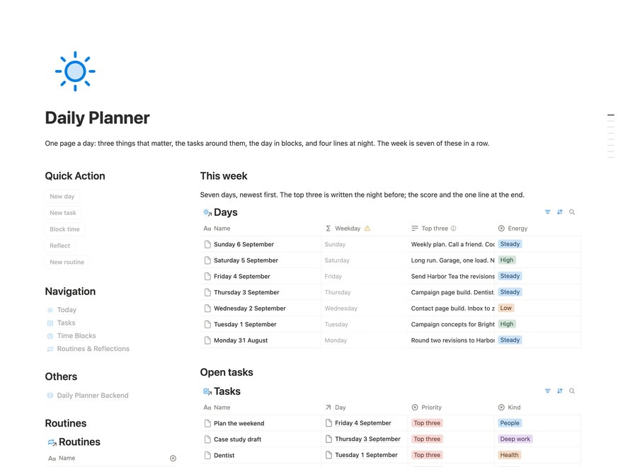 Daily Planner